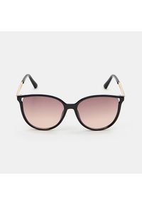Mohito - Okulary przecwisłoneczne z kryształkami - Czarny. Kolor: czarny #1