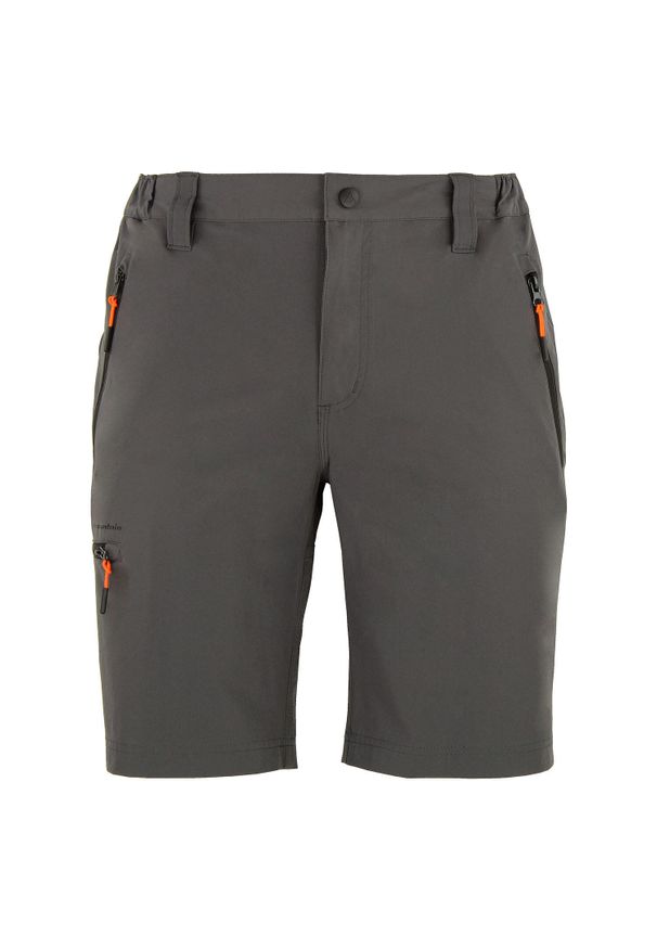 PEAK MOUNTAIN - Spodenki turystyczne Peak Mountain Cessor. Kolor: szary. Sport: turystyka piesza