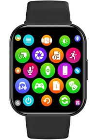 CELLY - Smartwatch Celly Czarny. Rodzaj zegarka: smartwatch. Kolor: czarny