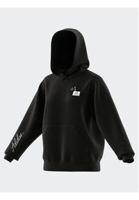 Adidas - adidas Bluza IJ8740 Czarny Loose Fit. Kolor: czarny. Materiał: bawełna #3