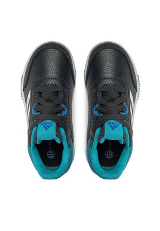 Adidas - adidas Sneakersy Tensaur Sport Training Lace Shoes ID2300 Szary. Kolor: szary. Materiał: materiał