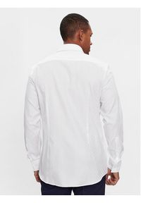 Hugo Koszula Kenno 50508316 Biały Slim Fit. Kolor: biały. Materiał: bawełna
