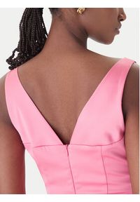 Rinascimento Sukienka koktajlowa CFC0127853003 Różowy jasny Slim Fit. Kolor: różowy. Materiał: syntetyk. Styl: wizytowy #2