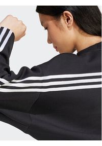 Adidas - adidas Bluza Future Icons 3-Stripes IP1549 Czarny Loose Fit. Kolor: czarny. Materiał: bawełna #5