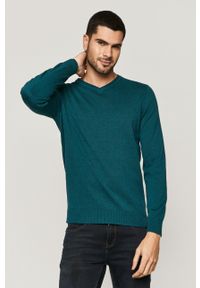 medicine - Medicine - Sweter Basic. Okazja: na co dzień. Kolor: zielony. Długość rękawa: długi rękaw. Długość: długie. Styl: casual #4