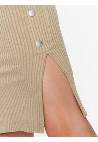 Guess Spódnica ołówkowa Edna W3GD99 KBPF0 Beżowy Slim Fit. Kolor: beżowy. Materiał: syntetyk #3