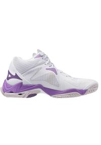 Buty siatkarskie męskie Mizuno Wave Lightning Z8 Mid. Zapięcie: sznurówki. Kolor: biały, wielokolorowy. Materiał: materiał, syntetyk. Szerokość cholewki: normalna. Model: Mizuno Wave. Sport: siatkówka