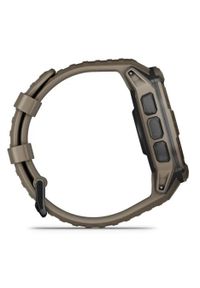GARMIN - Zegarek sportowy Garmin Instinct 2X Solar Tactical Edition (jasnobrązowy / jasnobrązowy pasek). Rodzaj zegarka: smartwatch. Kolor: brązowy. Styl: sportowy #2