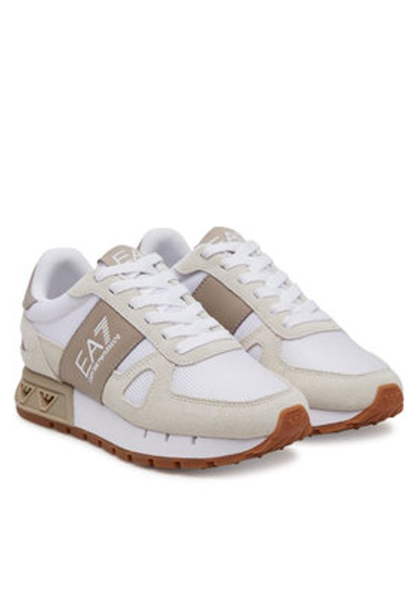 EA7 Emporio Armani Sneakersy X8X151 XK354 U457 Biały. Kolor: biały. Materiał: materiał