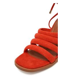 DeeZee Sandały XFV28178-D1 Czerwony. Kolor: czerwony. Materiał: materiał