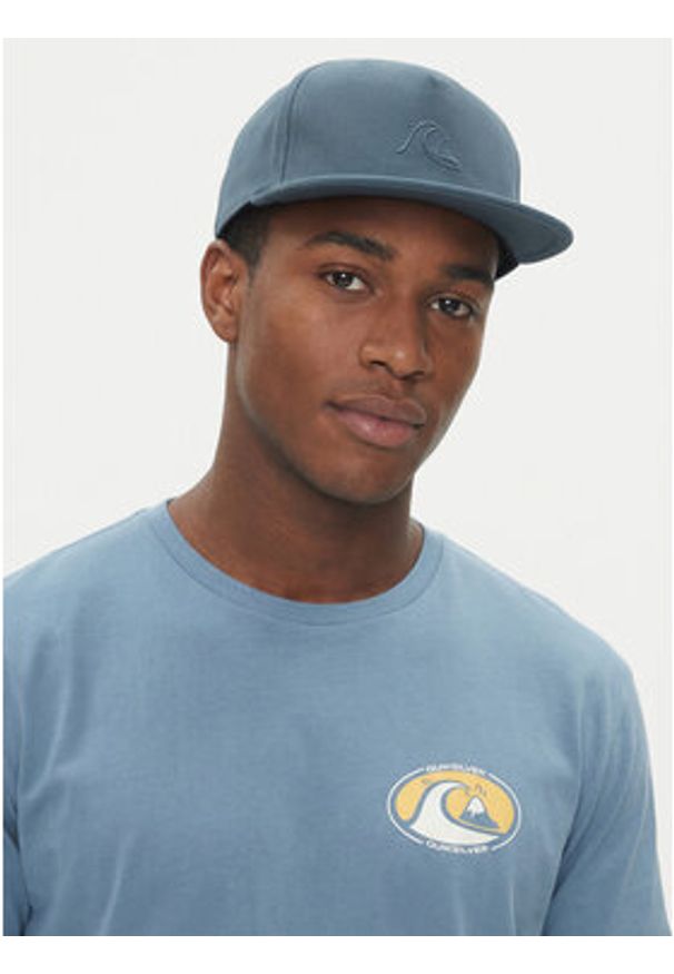 Quiksilver Czapka z daszkiem Dna Bubble AQYHA05404 Niebieski. Kolor: niebieski. Materiał: materiał