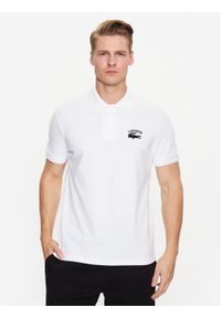 Lacoste Polo PH9535 Biały Regular Fit. Typ kołnierza: polo. Kolor: biały. Materiał: bawełna