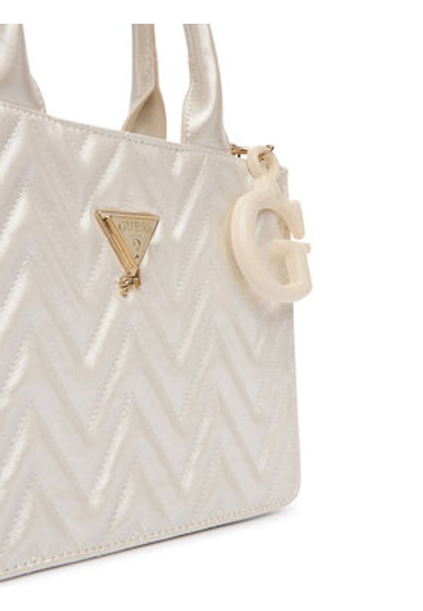 Guess Torebka J6GZ04 W4090 Biały. Kolor: biały. Materiał: skórzane