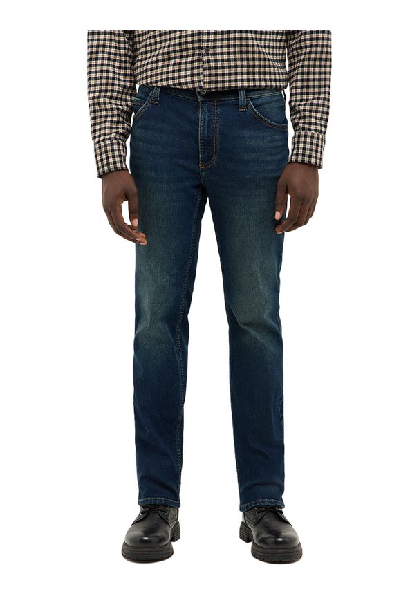 Męskie Spodnie jeansowe Mustang Style Tramper Straight Denim Blue 1016812 5000 903