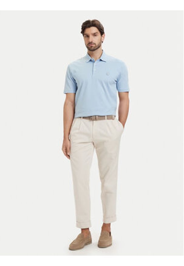 BOSS Polo C-Parris 50555829 Niebieski jasny Regular Fit. Typ kołnierza: polo. Kolor: niebieski. Materiał: bawełna