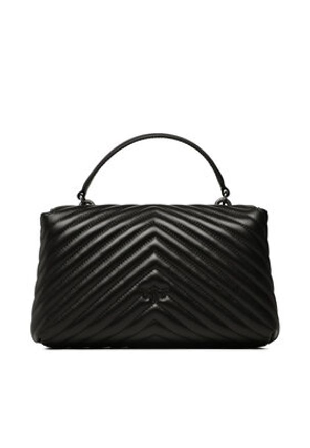 Pinko Torebka Love Lady Puff Classic Cl 100043 A0GK Czarny. Kolor: czarny. Materiał: skórzane