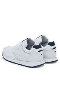 TOMMY HILFIGER - Tommy Hilfiger Sneakersy New Runner Eva Ess FM0FM05512 Biały. Kolor: biały. Materiał: skóra #5