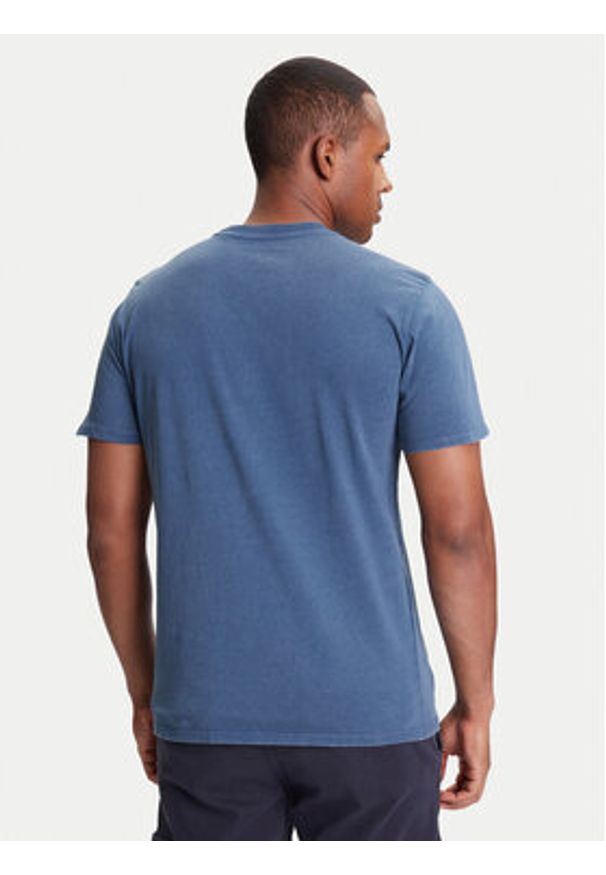 Guess T-Shirt M5YI42 KBW41 Granatowy Regular Fit. Kolor: niebieski. Materiał: bawełna