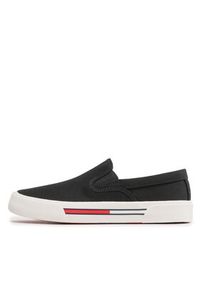 Tommy Jeans Tenisówki Slip On EN0EN02088 Czarny. Zapięcie: bez zapięcia. Kolor: czarny. Materiał: materiał #5