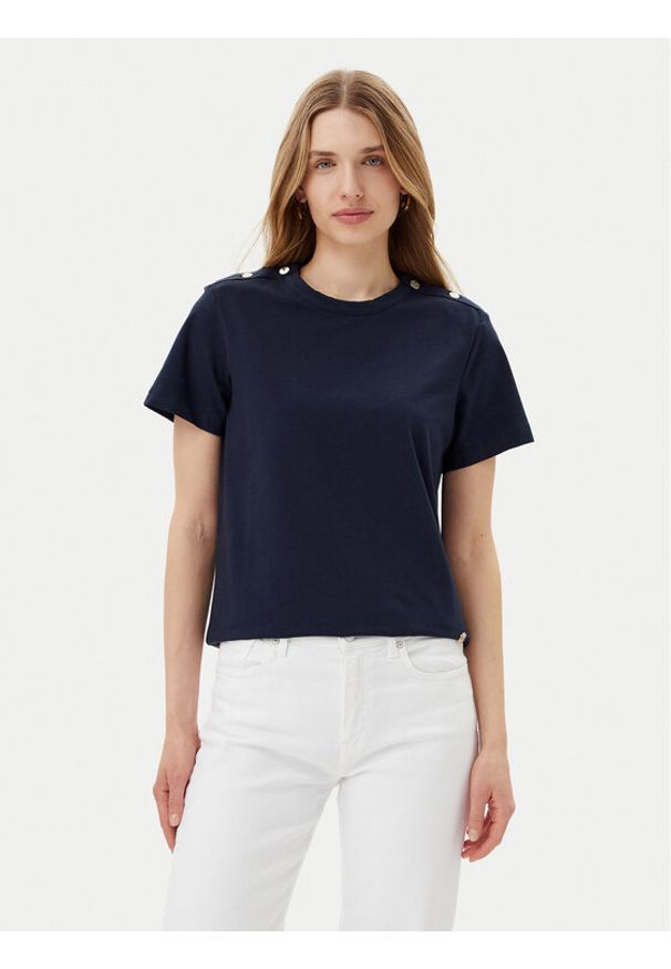 JOOP! T-Shirt 58 252JE58Tama 30046206 Granatowy Regular Fit. Kolor: niebieski. Materiał: bawełna