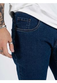 MARCUS - Męskie Spodnie Jeansowe Marcus Sebb 2217 Raw Dark Blue 14-200304 #4