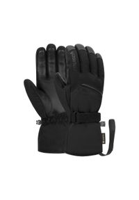 Rękawice narciarskie unisex Reusch Morris Gore-Tex kozia skóra wodoodporne. Kolor: czarny. Materiał: skóra. Technologia: Gore-Tex. Sport: narciarstwo