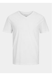 Jack & Jones - Jack&Jones T-Shirt Basic 12156102 Biały Standard Fit. Kolor: biały. Materiał: bawełna #8