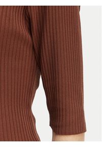 Rinascimento Bluzka CFM0012240003 Brązowy Slim Fit. Kolor: brązowy. Materiał: syntetyk #4