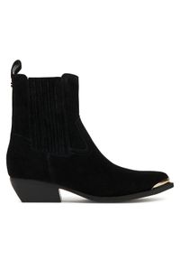 Guess Kowbojki FLTLN2 SUE10 Czarny. Kolor: czarny. Materiał: skóra, zamsz #1