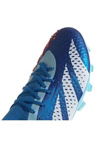 Adidas - Buty piłkarskie adidas Predator Accuracy.1 Low Ag IE9453 niebieskie. Zapięcie: sznurówki. Kolor: niebieski. Materiał: syntetyk, guma. Szerokość cholewki: normalna. Sport: piłka nożna #3