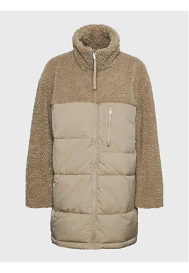 Vero Moda Kurtka zimowa Edith 10267692 Beżowy Relaxed Fit. Kolor: beżowy. Materiał: syntetyk. Sezon: zima