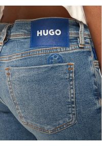 Hugo - HUGO Jeansy Getti 50531823 Niebieski Slim Fit. Kolor: niebieski