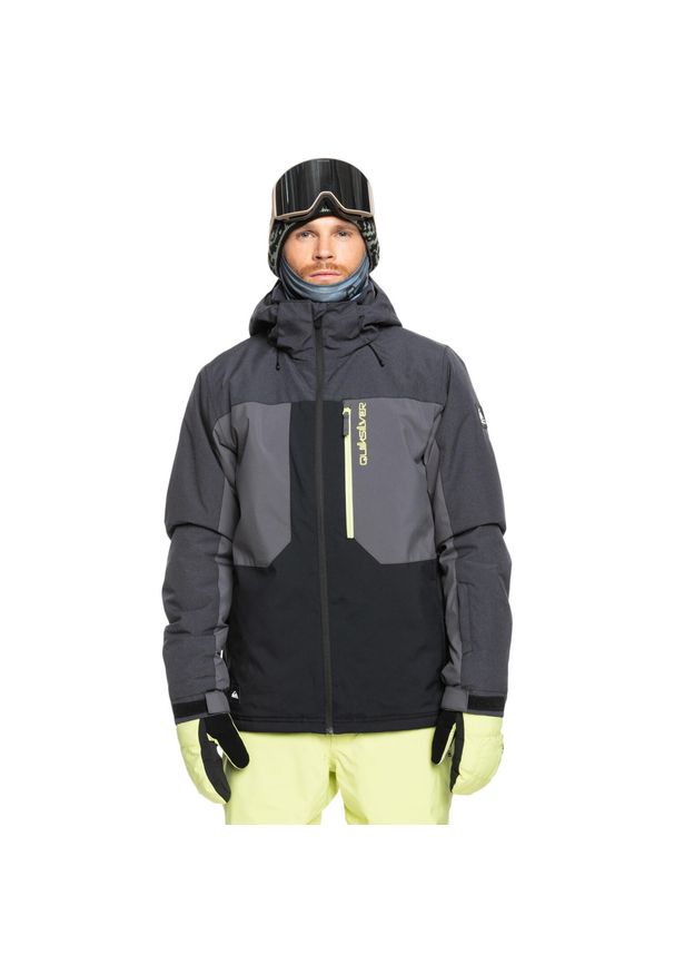 Quiksilver - Kurtka śnieżna dla Mężczyzn DAWSON. Kolor: czarny. Materiał: poliester, materiał. Sezon: zima. Sport: narciarstwo