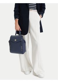 Beverly Hills Polo Club Plecak CEO-BHPC-L-011-09 Granatowy. Kolor: niebieski. Materiał: materiał #1