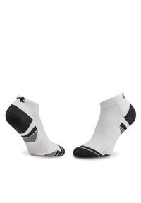 Under Armour Zestaw 3 par niskich skarpet unisex Ua Performance Tech 3Pk Low 1379504-100 Biały. Kolor: biały. Materiał: syntetyk #3