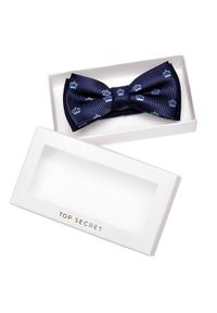 TOP SECRET - Much męska we wzór w pudełku prezentowym. Kolor: niebieski. Sezon: zima, jesień. Styl: elegancki #1