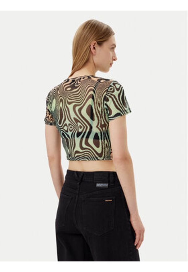 Volcom T-Shirt Filip Rygalski B0112506 Kolorowy Slim Fit. Materiał: syntetyk. Wzór: kolorowy