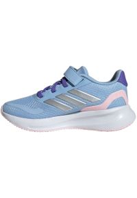 Adidas - Buty sportowe adidas Runfalcon 5 IE8581 niebieskie. Okazja: na co dzień. Zapięcie: rzepy. Kolor: niebieski. Materiał: guma, materiał, syntetyk. Szerokość cholewki: normalna. Model: Adidas Cloudfoam. Sport: wspinaczka