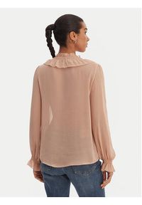 Morgan Bluzka 252-CATHY Różowy Regular Fit. Kolor: różowy. Materiał: syntetyk #4