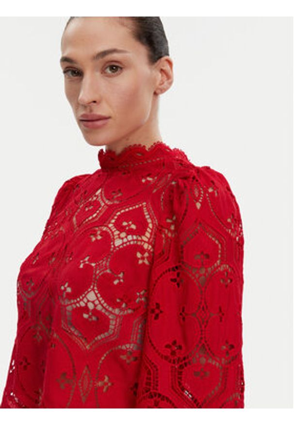 Morgan Bluzka 251-OMBRE Czerwony Regular Fit. Kolor: czerwony. Materiał: syntetyk