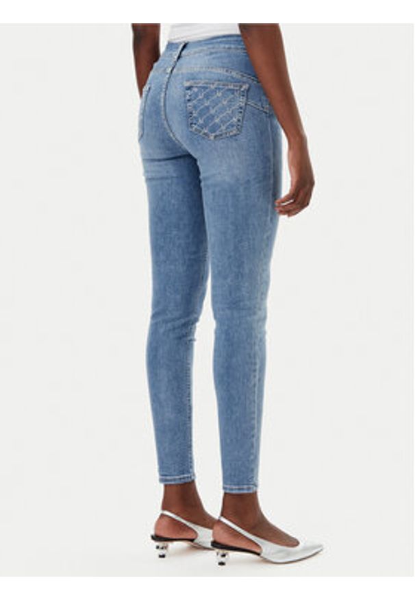 Liu Jo Jeansy UA5013 D4615 Niebieski Skinny Fit. Kolor: niebieski