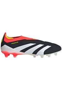 Adidas - Buty piłkarskie adidas Predator Elite Ll Ag M IG5425 czarne. Kolor: czarny. Materiał: materiał, guma. Szerokość cholewki: normalna. Sport: piłka nożna