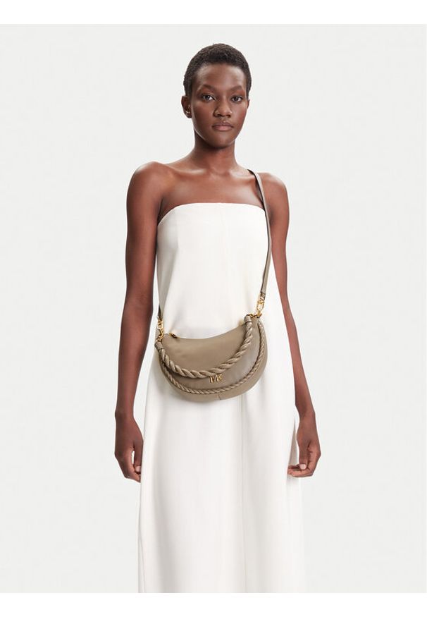 MICHAEL Michael Kors Torebka Kyla Small 32T5G8QU1L Beżowy. Kolor: beżowy. Materiał: skórzane