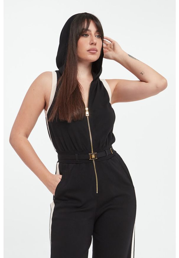 Elisabetta Franchi - Kombinezon damski z kapturem ELISABETTA FRANCHI