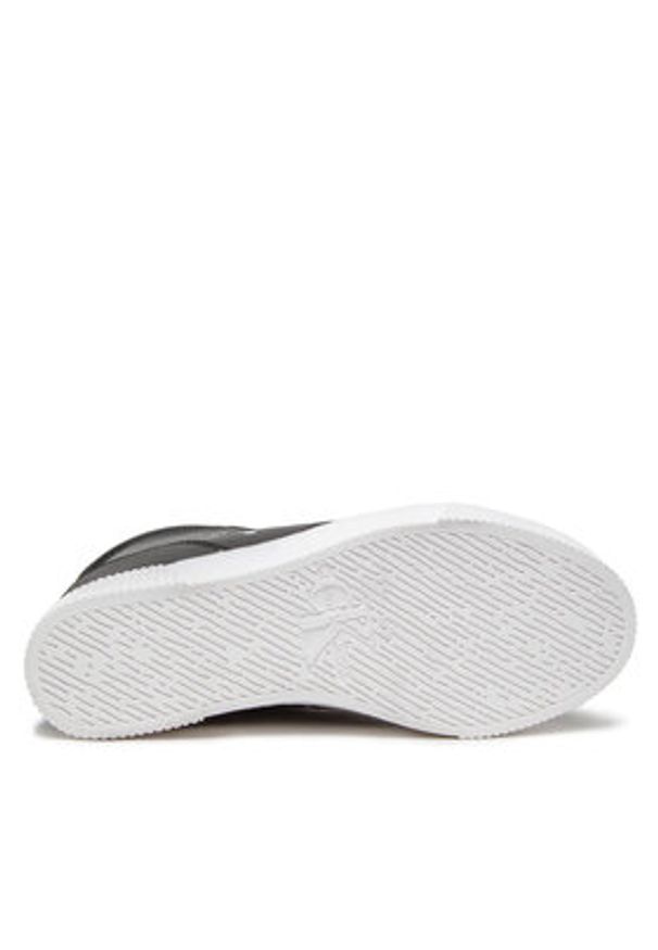 Calvin Klein Jeans Sneakersy Hidden Wedge Cupsole Laceup YW0YW00771 Czarny. Kolor: czarny. Materiał: skóra