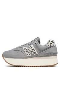 New Balance Sneakersy WL574ZDB Szary. Kolor: szary. Materiał: skóra, zamsz. Model: New Balance 574 #7