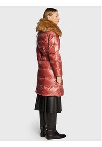 TwinSet - TWINSET Płaszcz zimowy 222TT2211 Różowy Regular Fit. Kolor: różowy. Materiał: syntetyk. Sezon: zima