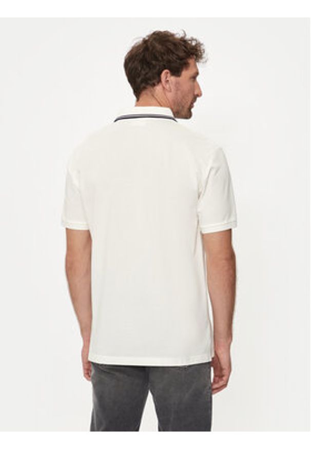 GANT - Gant Polo Contrast 2013039 Écru Regular Fit. Typ kołnierza: polo. Materiał: bawełna
