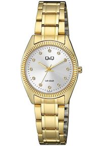 Zegarek damski QQ QZ65-001 CYRKONIE złoty. Kolor: złoty #1