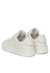 TOMMY HILFIGER - Tommy Hilfiger Sneakersy Court Best Tumbled Lth FM0FM05324 Écru. Materiał: skóra #3